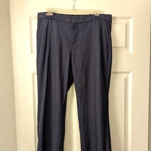 Navy blue banana republic trousers